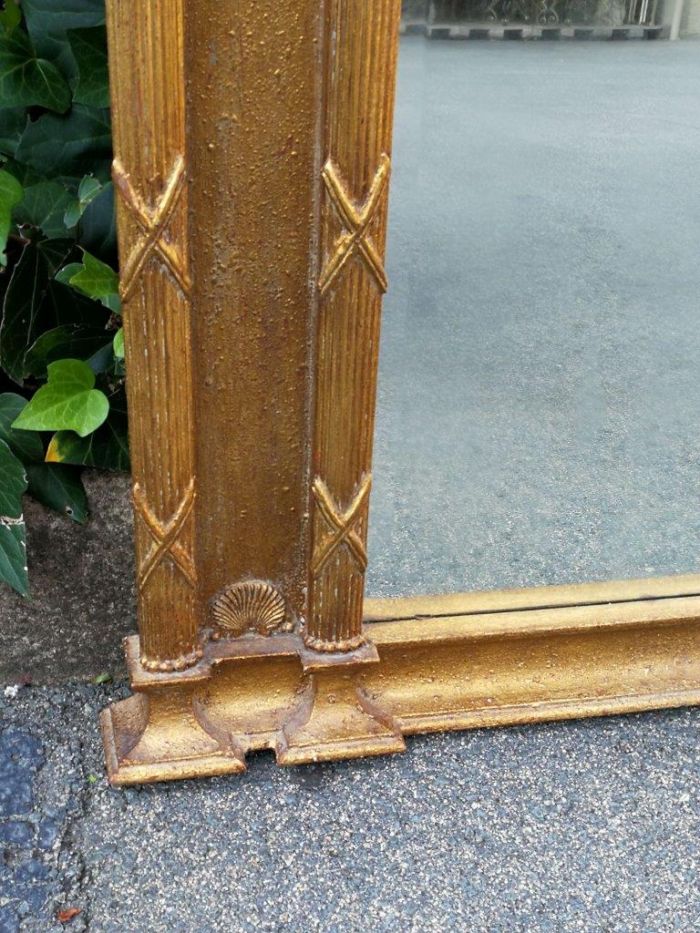 A Regency Gilt And Wood Bevelled Mirror - Image 5
