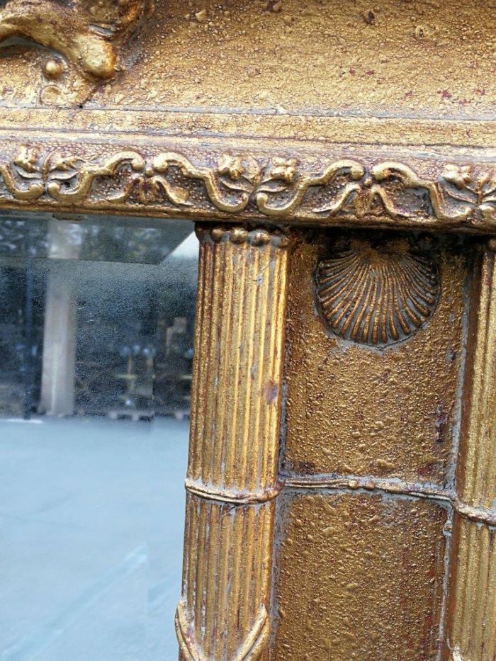 A Regency Gilt And Wood Bevelled Mirror - Image 7
