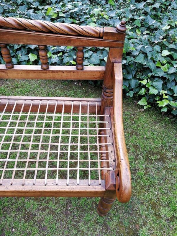 A Late 18th/early 19th Century Cape Yellowwood Riempie Bench The