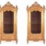 A Rare Pair of 20th Century Giltwood Display Cabinets