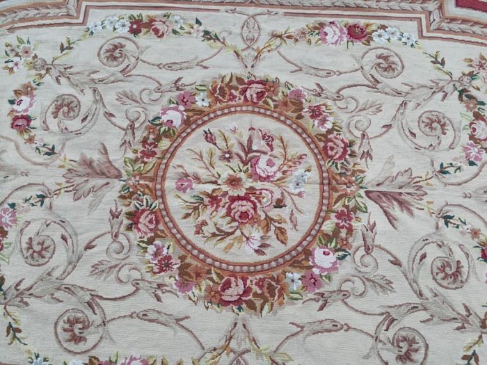A French Aubusson-Style, 20th Century Carpet - Image 6