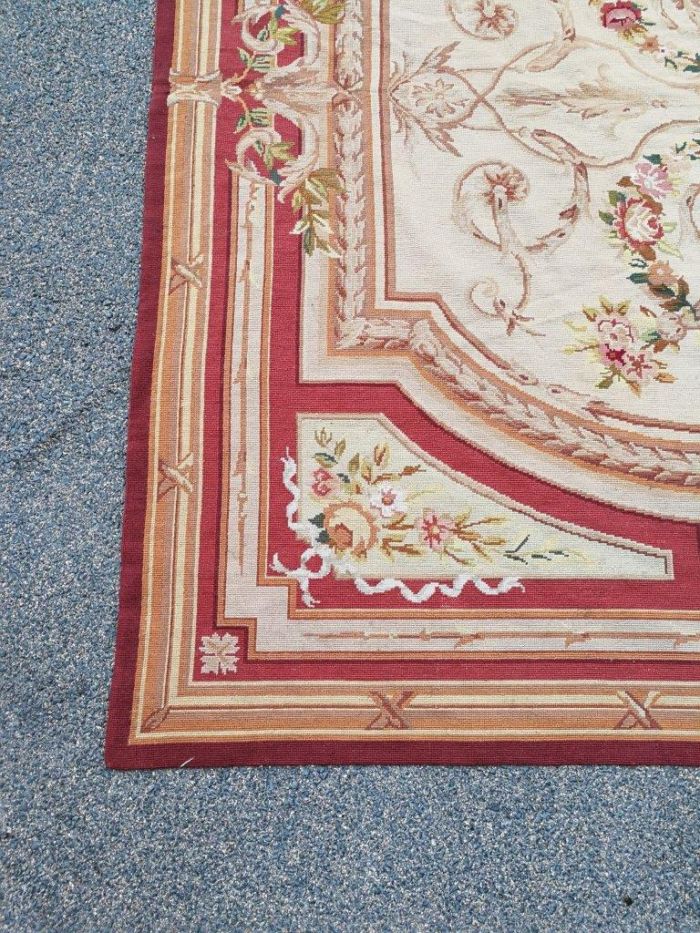 A French Aubusson-Style, 20th Century Carpet - Image 7