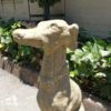 A Pair of 20th Century Architectural Concrete Greyhound Statues - Image 6