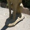 A Pair of 20th Century Architectural Concrete Greyhound Statues - Image 7