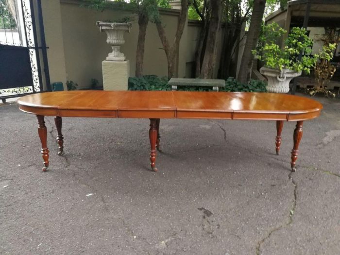 A 19th Century Victorian Style Teak Extending Dining Table - Image 2