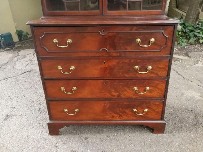 George III Mahogany Secretaire Cabinet Circa 1800 - Image 5