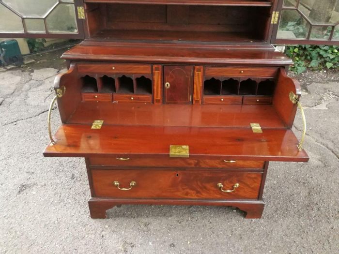 George III Mahogany Secretaire Cabinet Circa 1800 - Image 8