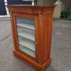 A Circa 1905 Victorian Walnut, Mahogany and Burr-walnut Pier Cabinet with Lock and Key - Image 3