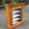 A Circa 1905 Victorian Walnut, Mahogany and Burr-walnut Pier Cabinet with Lock and Key - Image 4