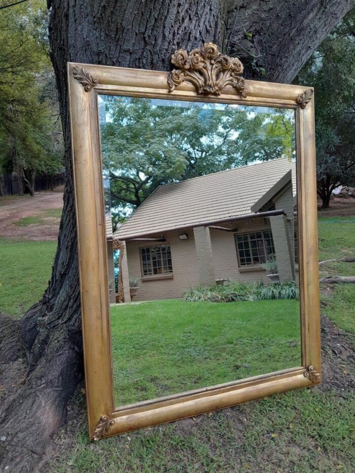 A Gilt Framed and Bevelled Mirror of Large Proportion - Image 2