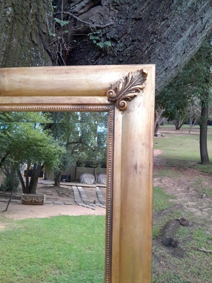 A Gilt Framed and Bevelled Mirror of Large Proportion - Image 4