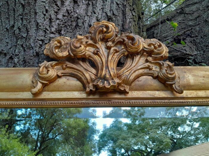 A Gilt Framed and Bevelled Mirror of Large Proportion - Image 5