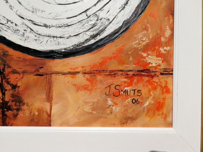 An Abstract Circles Signed and Dated '06, J Smuts (SA -) - Image 6