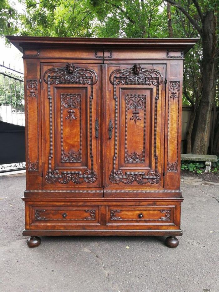 An 18th Century Dutch Walnut Armoire/Cabinet