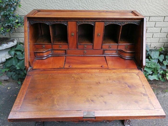 An Extremely Rare 19th Century Dutch Colonial Secretaire/ Desk - Image 8