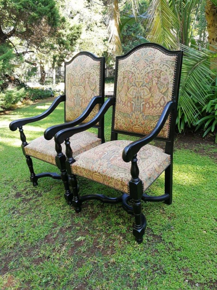 A Pair Of 20th Century Armchairs ND - Image 2