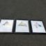 A Set Of Three Water Colour On Paper Framed In An Ornate Gilded Frame.  Each Signed And Dated 2021 By Matthew Hindley. Provenance Corporate Collection