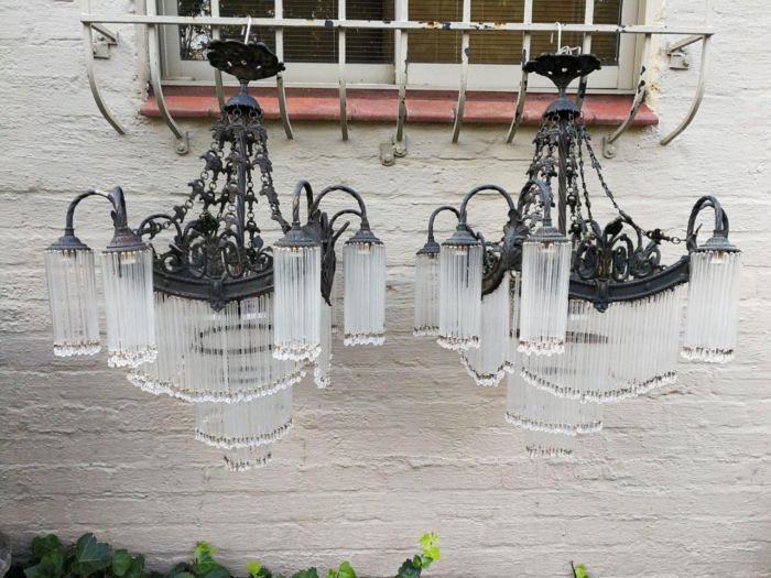 A Rare Pair Of French Chandeliers