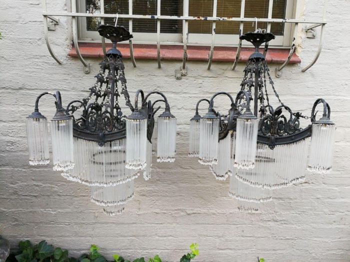 A Rare Pair Of French Chandeliers - Image 4