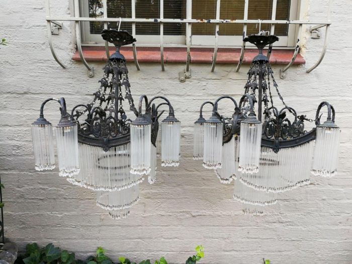 A Rare Pair Of French Chandeliers - Image 5