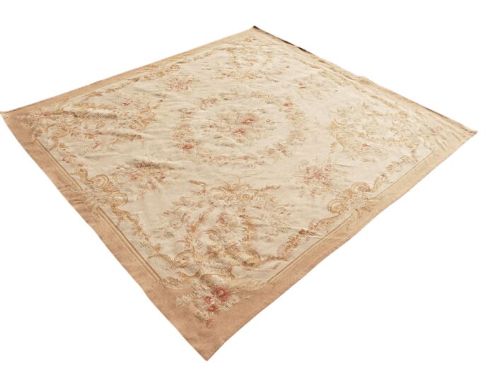 A 20th  Century French Aubusson Style Carpet / Rug