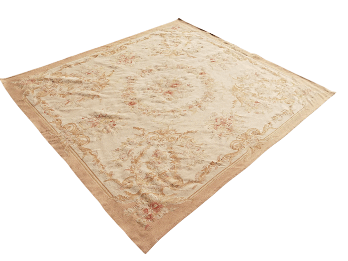 A 20th  Century French Aubusson Style Carpet / Rug