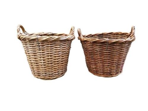 A Pair Of 20th Century Ballasmandjie/Bushel Baskets