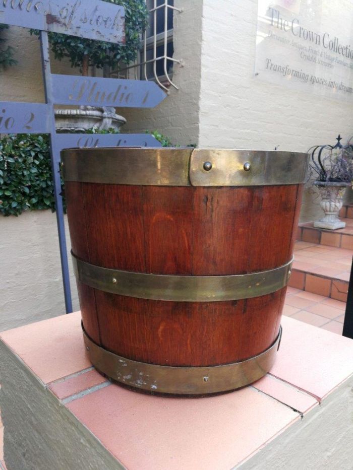 A Cape Teak Balie With Brass Bands - Image 3