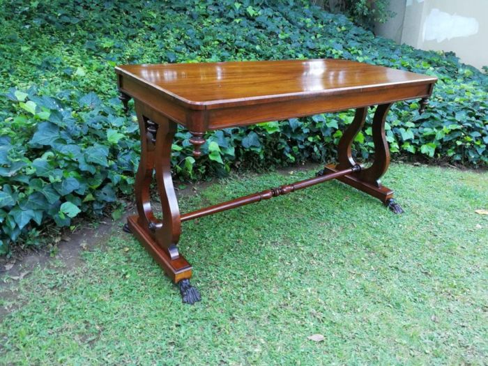 An Early 19th Circa 1820Century William IV Rosewood Library Table - Image 2