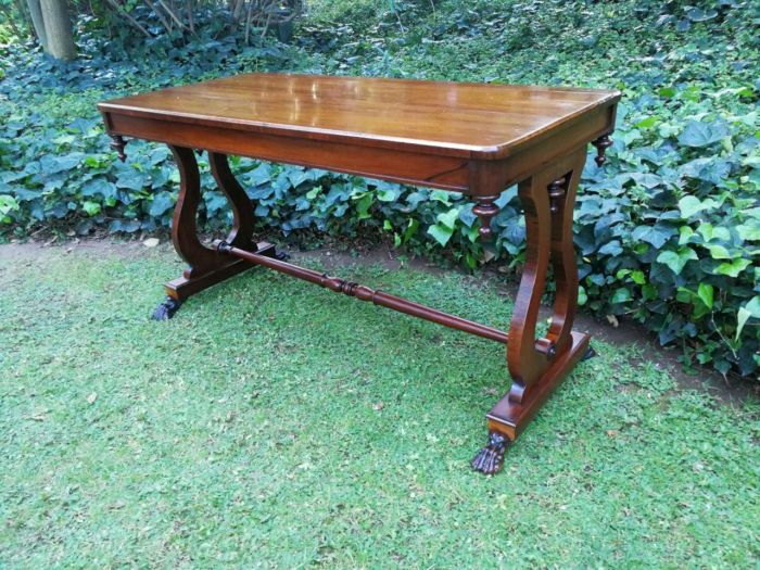 An Early 19th Circa 1820Century William IV Rosewood Library Table - Image 5
