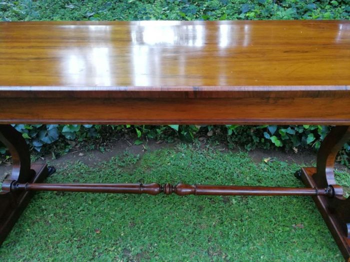 An Early 19th Circa 1820Century William IV Rosewood Library Table - Image 7
