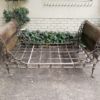 An Extremely Rare Mid 19th Century Circa 1850, French Napoleon Metal Daybed With Four Casters - Image 3