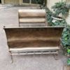 An Extremely Rare Mid 19th Century Circa 1850, French Napoleon Metal Daybed With Four Casters - Image 6