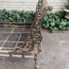 An Extremely Rare Mid 19th Century Circa 1850, French Napoleon Metal Daybed With Four Casters - Image 8