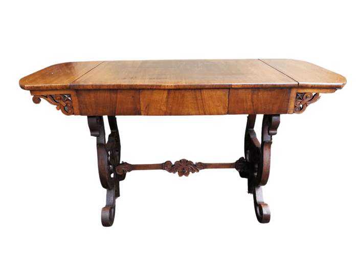 A 19th Century Victorian Mahogany Sofa Table With Drawer
