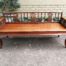 A 20th Century Ornately Carved Hardwood Bench