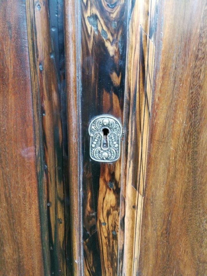 A Rare 18th Century Colonial Coromandel Cabinet On Stand - Image 8
