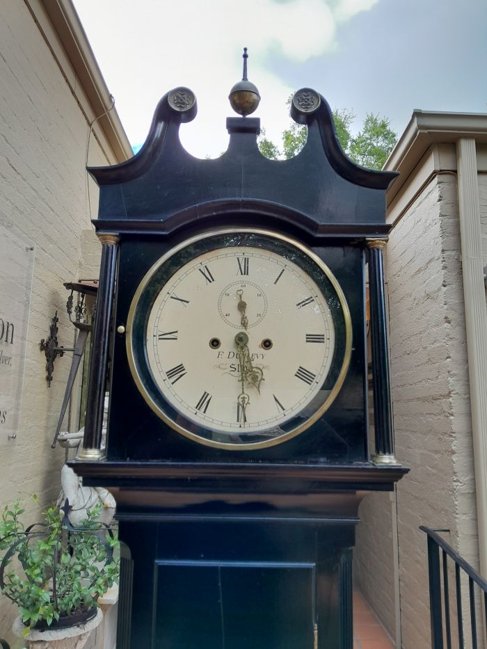 An Antique Early 19th Century Mahogany Longcase / Grandfather Clock in a Contemporary Ebonised Finish - Image 6