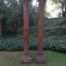 A 19TH Century Pair of Carved Teak Architectural  Pillars