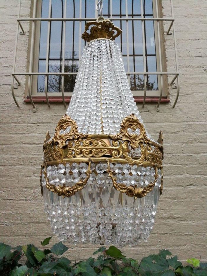 A 20th Century French  Empire Style Chandelier - Image 2