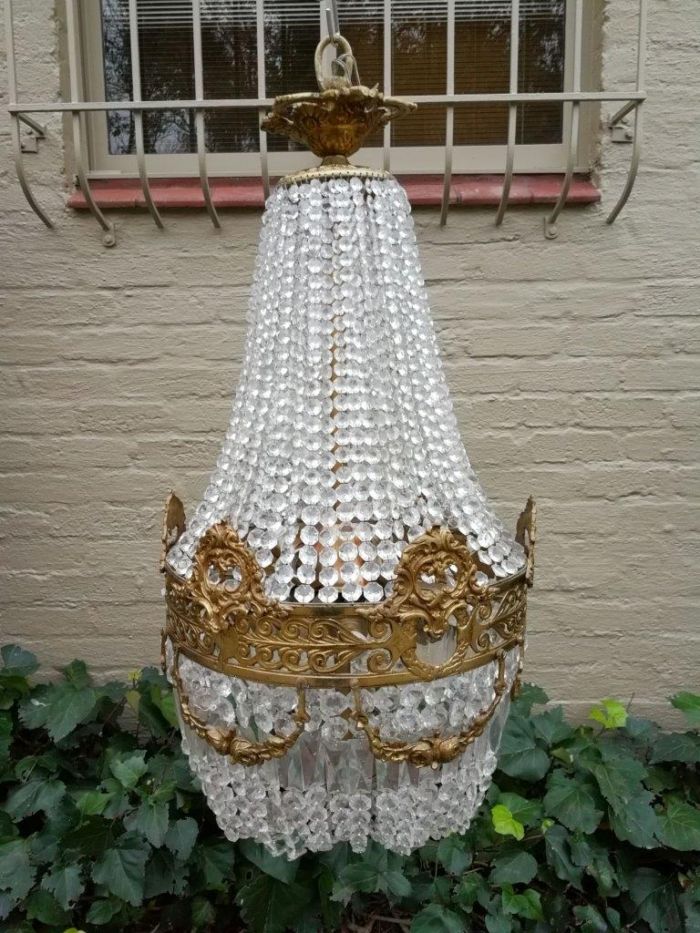 A 20th Century French  Empire Style Chandelier - Image 3