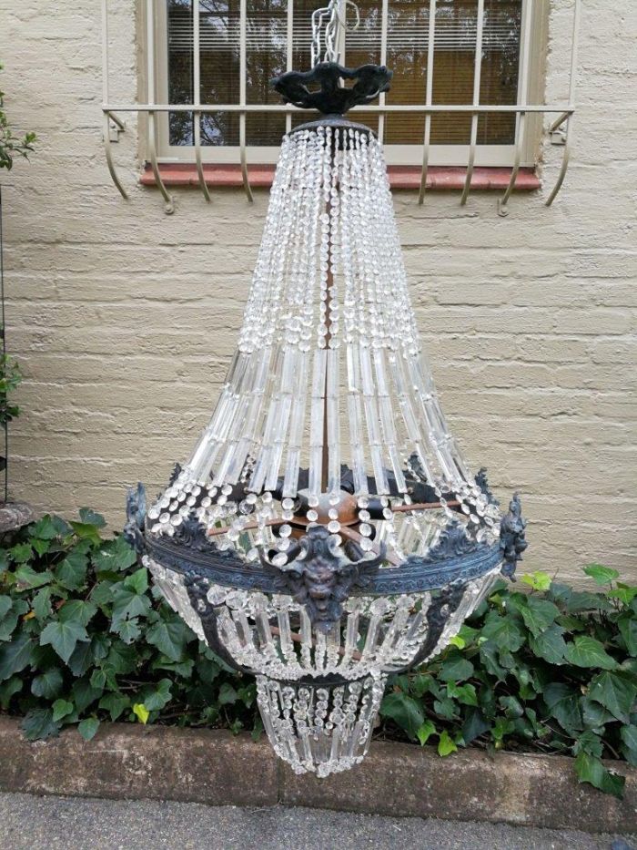 A 20th Century French  Empire Style Chandelier - Image 3