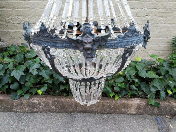 A 20th Century French  Empire Style Chandelier - Image 4