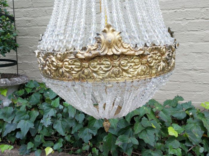 A 20th Century French  Empire Style Chandelier - Image 4