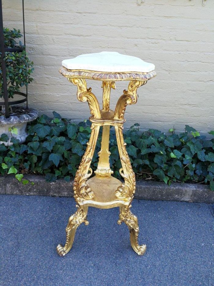 A 19th Century George III Style Giltwood Torchère