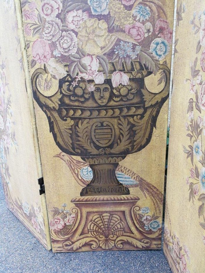 A Large Size Three Panel Screen for Floor or Wall Décor - Image 5