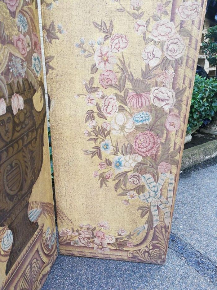 A Large Size Three Panel Screen for Floor or Wall Décor - Image 7