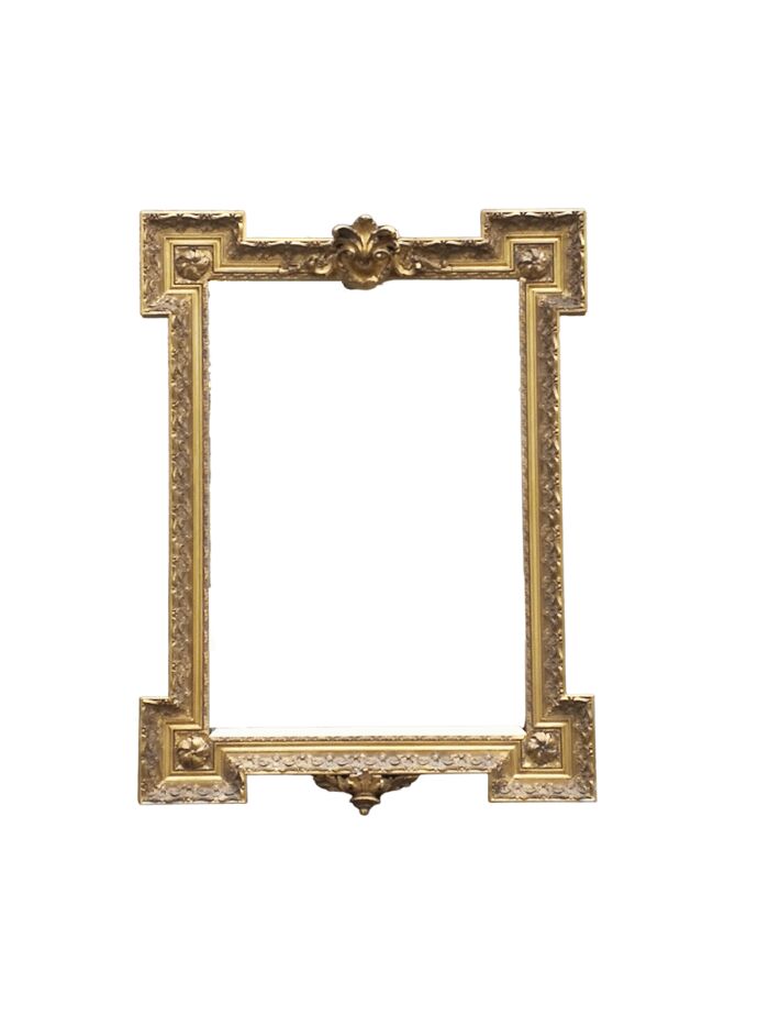 A Highly Carved and Ornate French-style Gilt and Bevelled Mirror