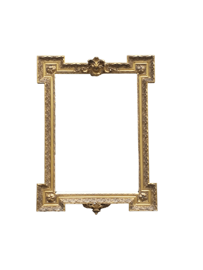 A Highly Carved and Ornate French-style Gilt and Bevelled Mirror