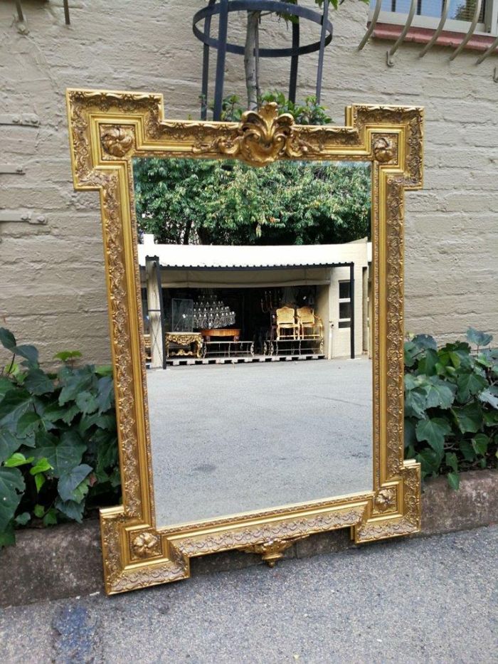 A Highly Carved and Ornate French-style Gilt and Bevelled Mirror - Image 2